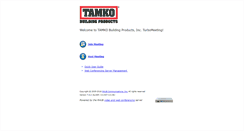 Desktop Screenshot of meeting.tamko.com